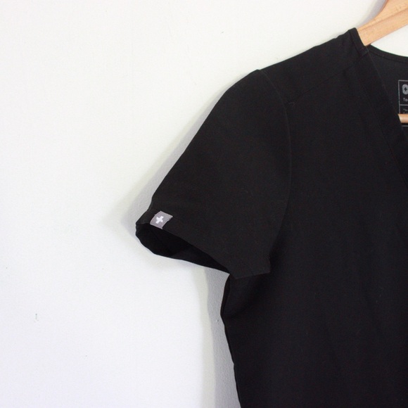 Figs Casma Black Scrub Top XS - Picture 3 of 5